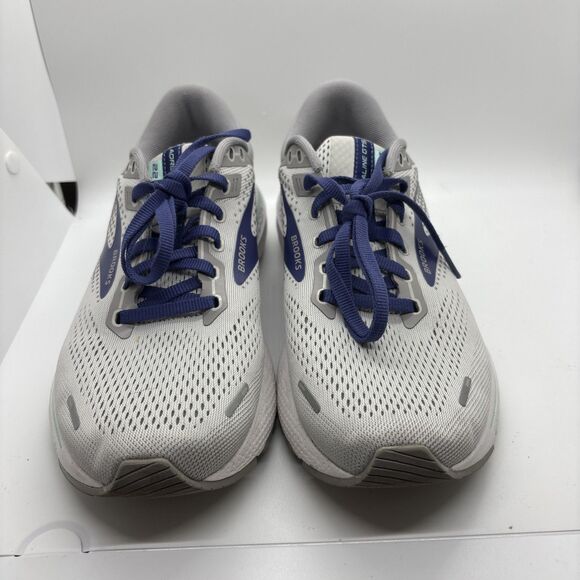 Brooks Adrenaline GTS 22 Gray Blue Running Shoes Womens Size 9.5 B - Picture 2 of 14